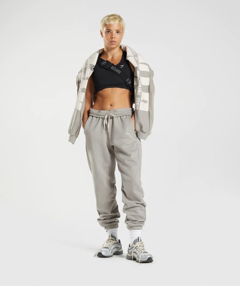 Women's Gymshark GS10 Year Jogger Grey | CA N68D71